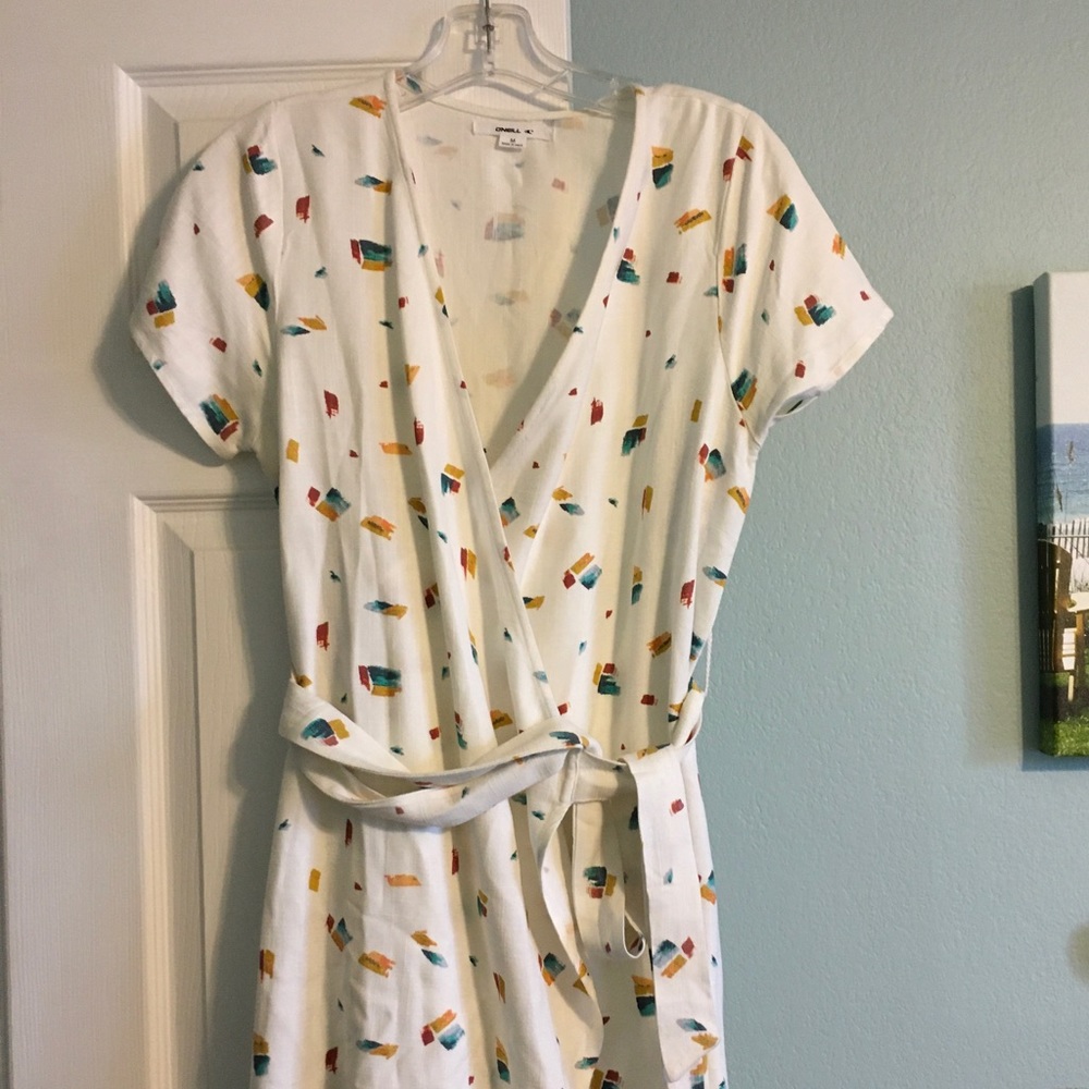 O’Neill Dress NWT Wrap Dress Multicolored Size Medium